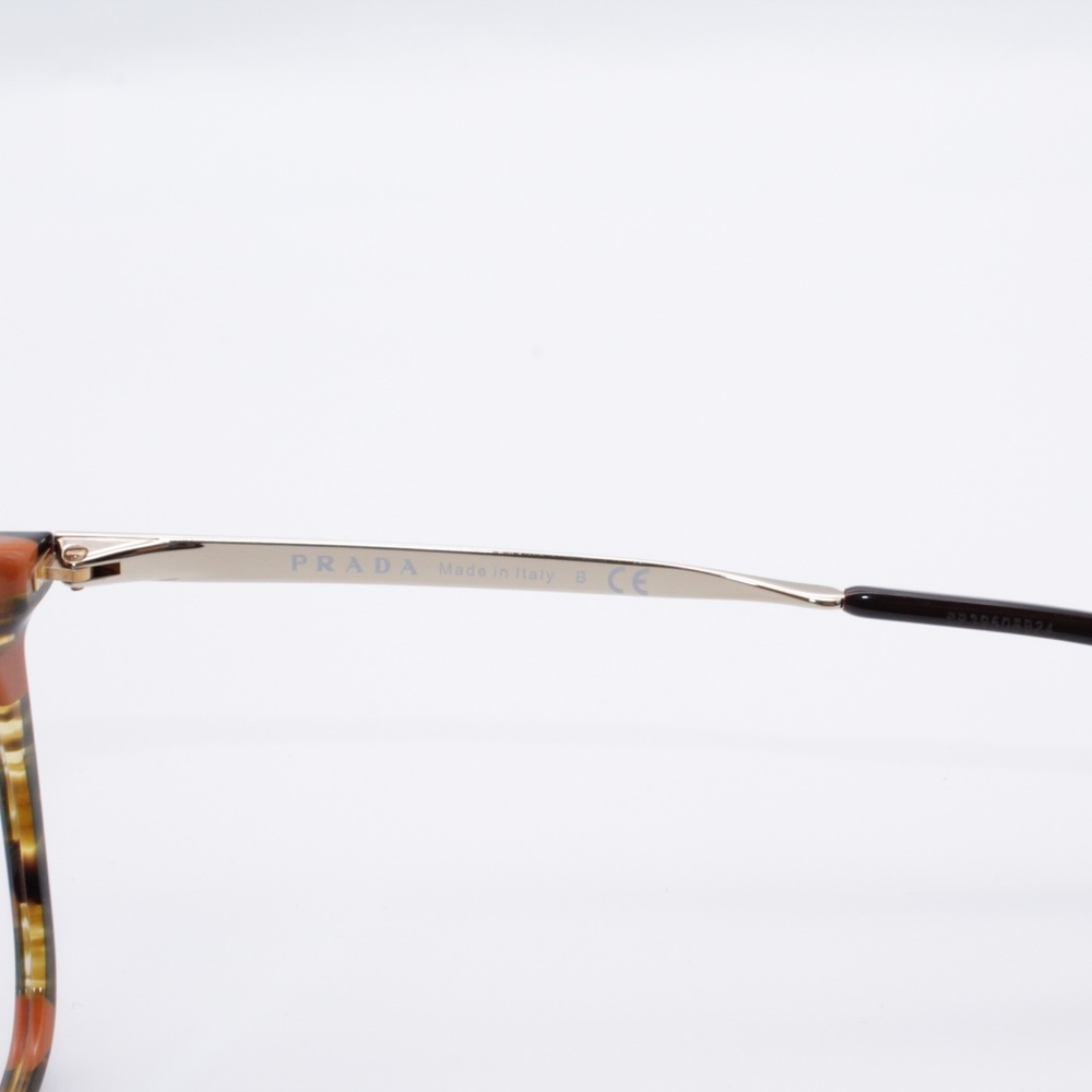 Prada Eyeglasses VPR11T 53.17 KJN-101 140 Stripped - Picture 5 of 7